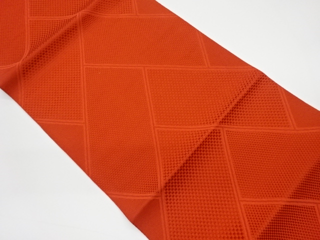 JAPANESE KIMONO / VINTAGE NAGOYA OBI / CHIKUZEN HAKATA / WOVEN HIGAKI PATTERN